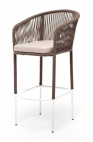 Барный стул «Марсель» полумягкий (алюминиевый каркас)