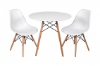 Обеденный комплект (1+2) стол + 2 стула 
