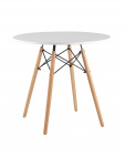 Стол обеденный «Eames D-800 мм, 4 ножки NEW» нераздвижной